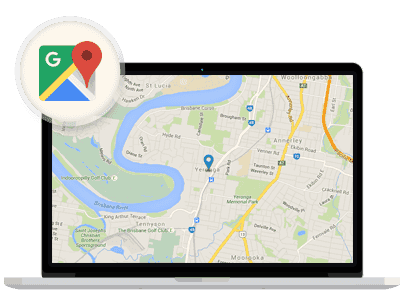 - google map - Landing Page