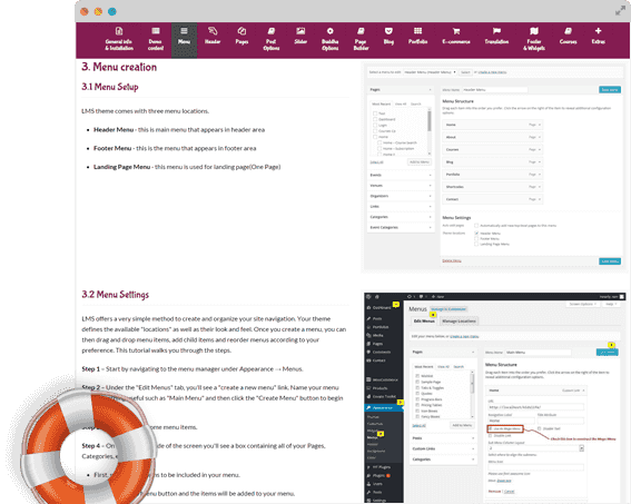 - top quality documentation - Landing Page