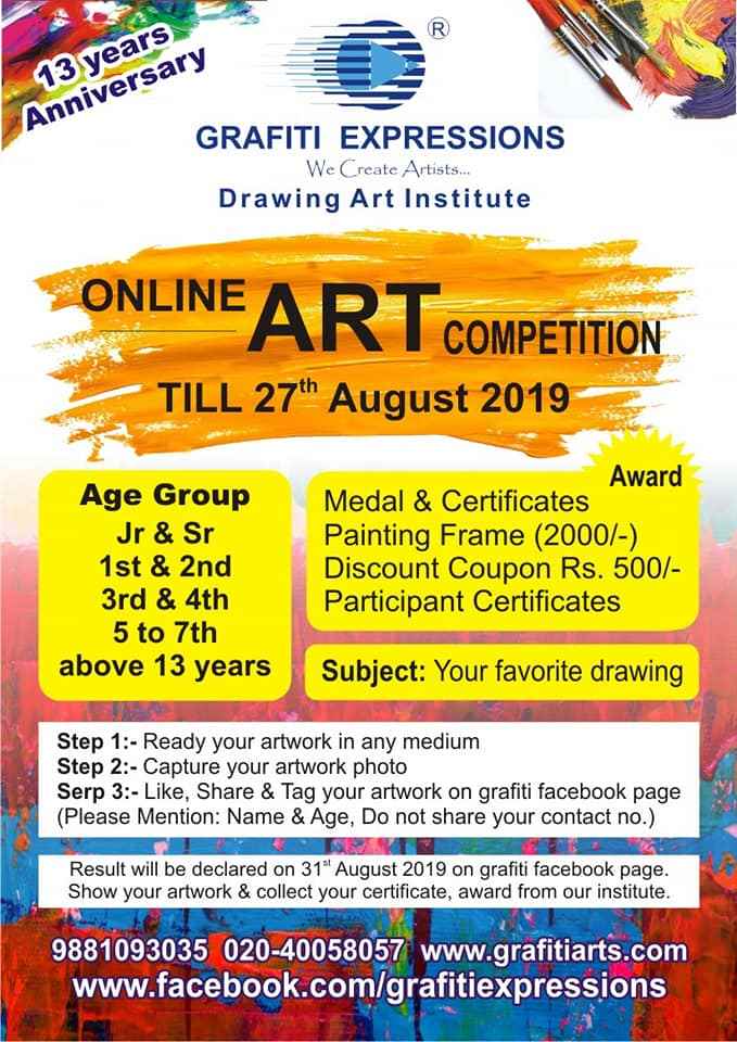 Competition, Drawing Painting Competition, Pune's Biggest Art Contest ...