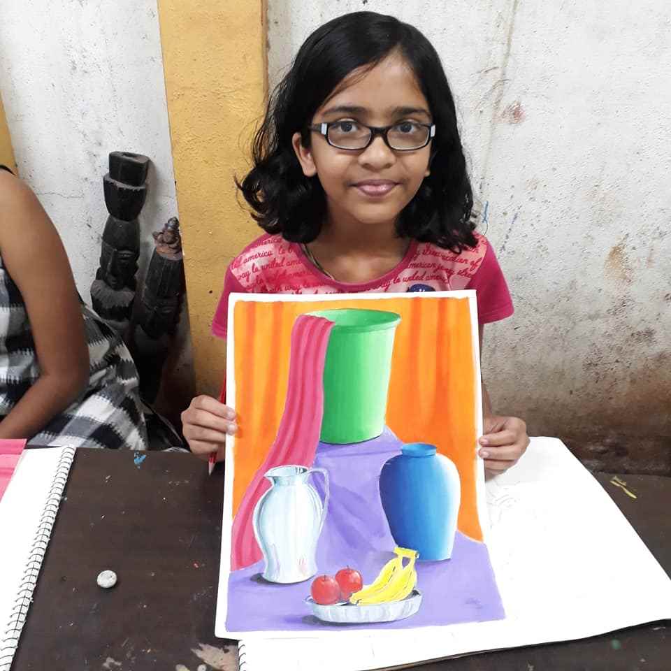 Memory drawing for elementary n intermediate exam | Watercolor indian,  Village drawing, Art drawings sketches simple