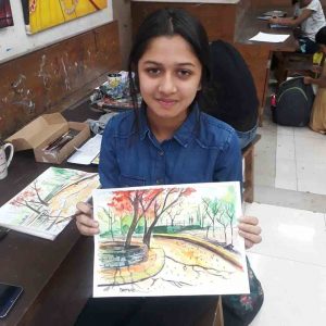 landscape painting classes - Landscape Painting Water Colour Compose C08 08 05 300x300 - Landscape Painting (Water Colour, Compose) C08-08 Course Photo Gallery