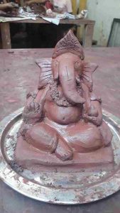 ganpati making - c14-04 - Pottery Workshop C11 04 03 169x300 - Ganpati Making &#8211; C14-04